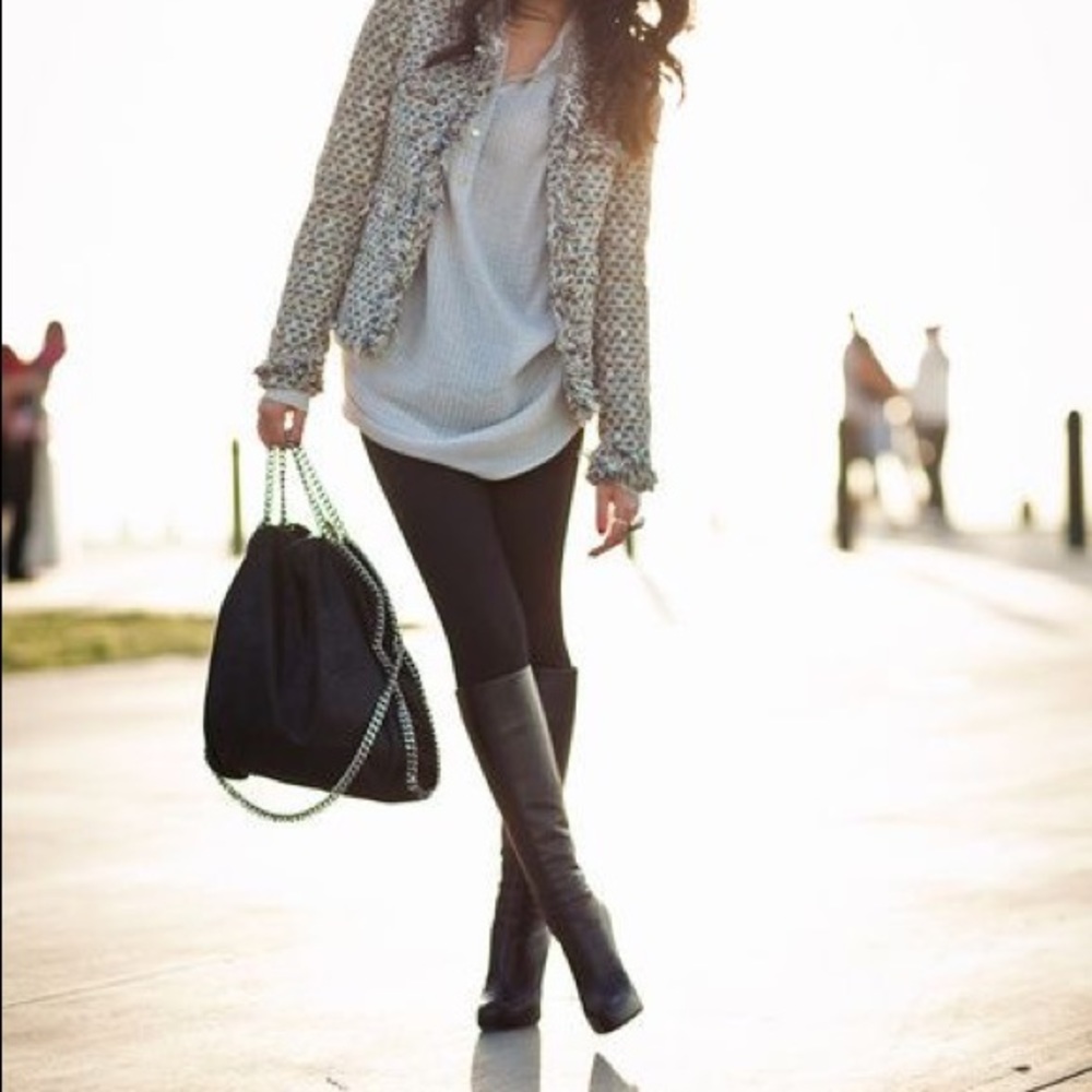 Vince Camuto Tammi Black Leather Boots